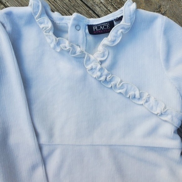 The Children's Place White Velour Matching Set - Picture 11 of 16